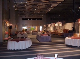 準備の進む会場